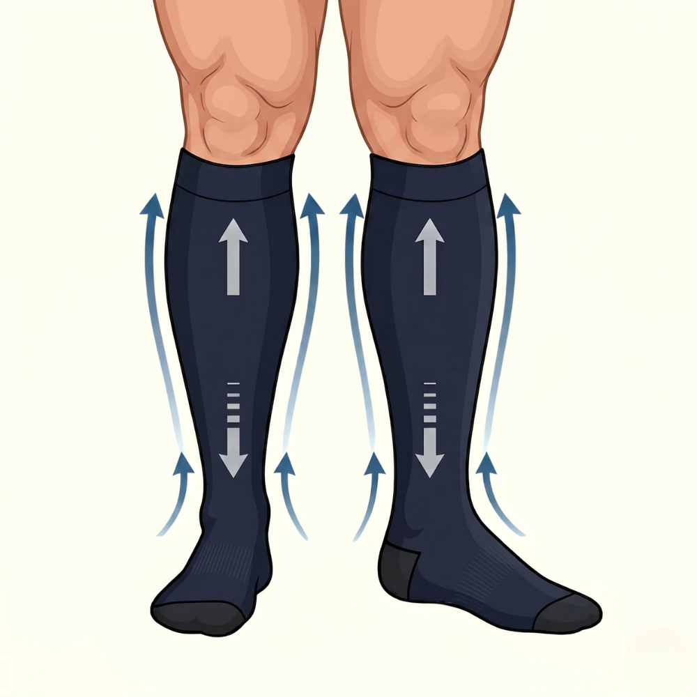Welby graduated compression diagram